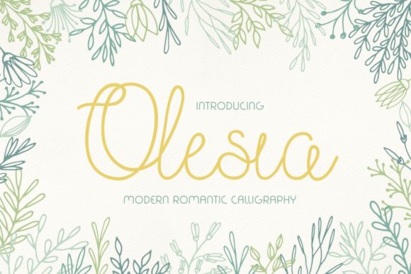 Download Olesia Handwritten Font - Handwritten font Collection