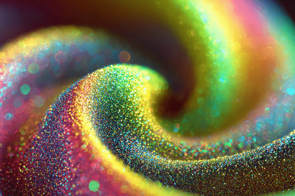 Download Rainbow Glitter Swirl Dynamic Background - Rainbow Collection