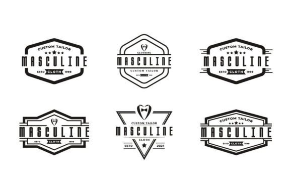 Download Vintage Clothing Apparel Gentleman Logos - Vintage Collection